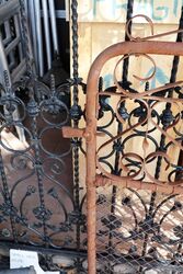 Pair of Antique 10 foot Federation Wrought Iron Gates 