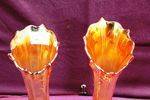 Pair of Carnival Glass Vases