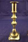 Pair of Early 19th century brass candlestick holders