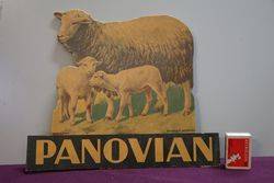 Panovian Sheep Advertising Card 