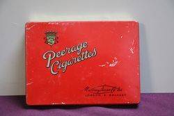 Peerage Cigarettes Tin Murray & Sons Ltd
