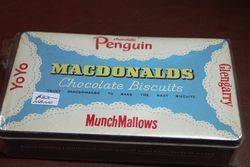 Penguins MacDonald Chocolate Biscuit Tin 