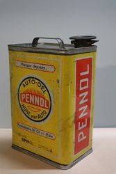 Pennol Huile Pour Auto Pennsylvania Oil Co  Motor Oil Tin 