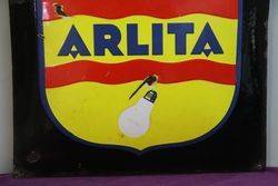 Philips Arlita Enamel Advertising Sign