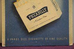 Piccadilly Number One Cigarettes Advertising Card 