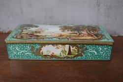 Pictorial Toffee Tin Writing Box  Kemps Chocolate Biscuits   Barker and Dobson 