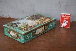 Pictorial Toffee Tin Writing Box  Kemps Chocolate Biscuits   Barker and Dobson 