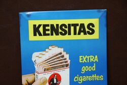 Pictorial Vintage Celluloid Showcard Advertising Kensitas Cigarettes 
