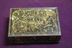 Pioneers Brand Golden Flake Cavendish Tobacco Tin 