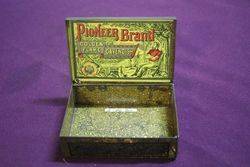 Pioneers Brand Golden Flake Cavendish Tobacco Tin 