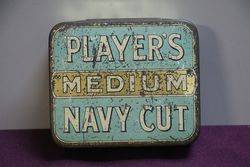 Player's Medium Navy Cut Cigarettes Tin 