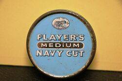 Player's Medium Navy Cut Tobacco Tin.
