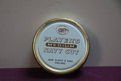 Player's Medium Navy Cut Tobacco Tin