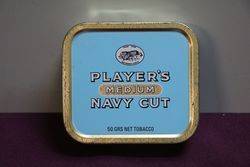 Playerand39s Medium Navy Cut Tobacco Tin 