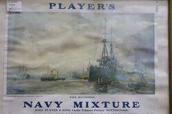 Playerand39s Navy Mixture Framed Advertising poster