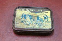 2 x Country Life Cigarette Tins - Excellent