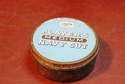 Players Navy Cut Tobacco Tin