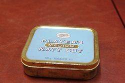 Players Navy Cut Tobacco Tin