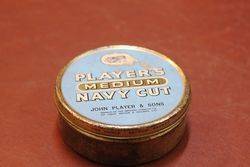 Players Navy Cut Tobacco Tin