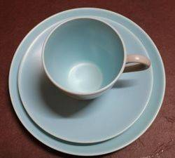 Poole Ware Trio of Cup Saucer and Plate