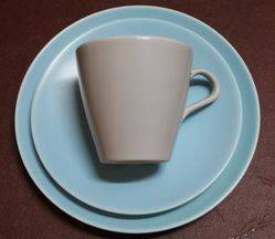 Poole Ware Trio of Cup Saucer and Plate