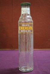 Price's Energol Motor Oil Bottle with Original Cap