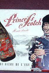 Prince Scotch Tin Advertising Sign