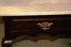 Quality Antique Mahogany Marble Top Wash Stand 