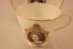 Queen Elizabeth II Silver Jubilee Cup and Saucer set