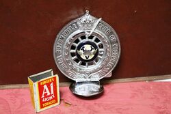 RACV Associate Chrome Badge with Enamel Centers 