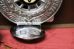 RACV Associate Chrome Badge with Enamel Centers 