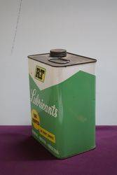 Ramsay and Treganowan RandT One Gallon Motor Oil Tin 