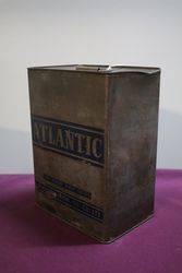 Rare Army Grey Atlantic One Gallon Motor Oil Tin 