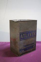 Rare Army Grey Atlantic One Gallon Motor Oil Tin 