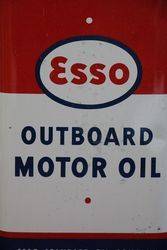 Rare Esso Outboard Motor Oil Tin 