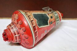 Rare Red Capsule Friend Ship 7 Tin Toy