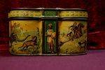 Rare Victorian Huntley And Palmers Biscuit Tin