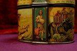 Rare Victorian Huntley And Palmers Biscuit Tin