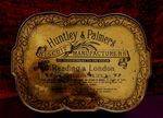 Rare Victorian Huntley And Palmers Biscuit Tin