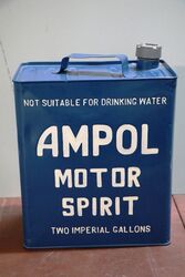 Rare Vintage AMPOL 2gal Running Board Can