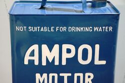 Rare Vintage AMPOL 2gal Running Board Can