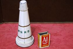 Rare Vintage BP Energol ViscoStatic Tin Top with Dust Cap