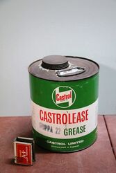 Rare Vintage Castrolease Grippa 22 Grease Can