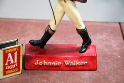 Rare Vintage Johnnie Walker Plaster Pub Advertising Figure 