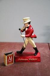 Rare Vintage Johnnie Walker Plaster Pub Advertising Figure. 