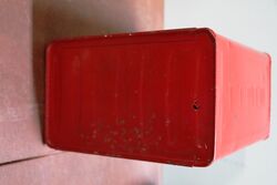 Rare and Early Shell Benzine 2 gallon Running Board Can