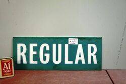 Regular Petrol Pump Adv Window Plastic Sign