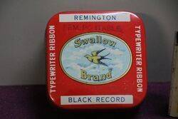 Remington Swallow Brand Black Recor Typewriter Ribbon 