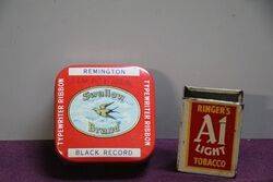 Remington Swallow Brand Black Recor Typewriter Ribbon 
