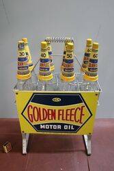 Repro Golden Fleece Hex Bottle Rack
